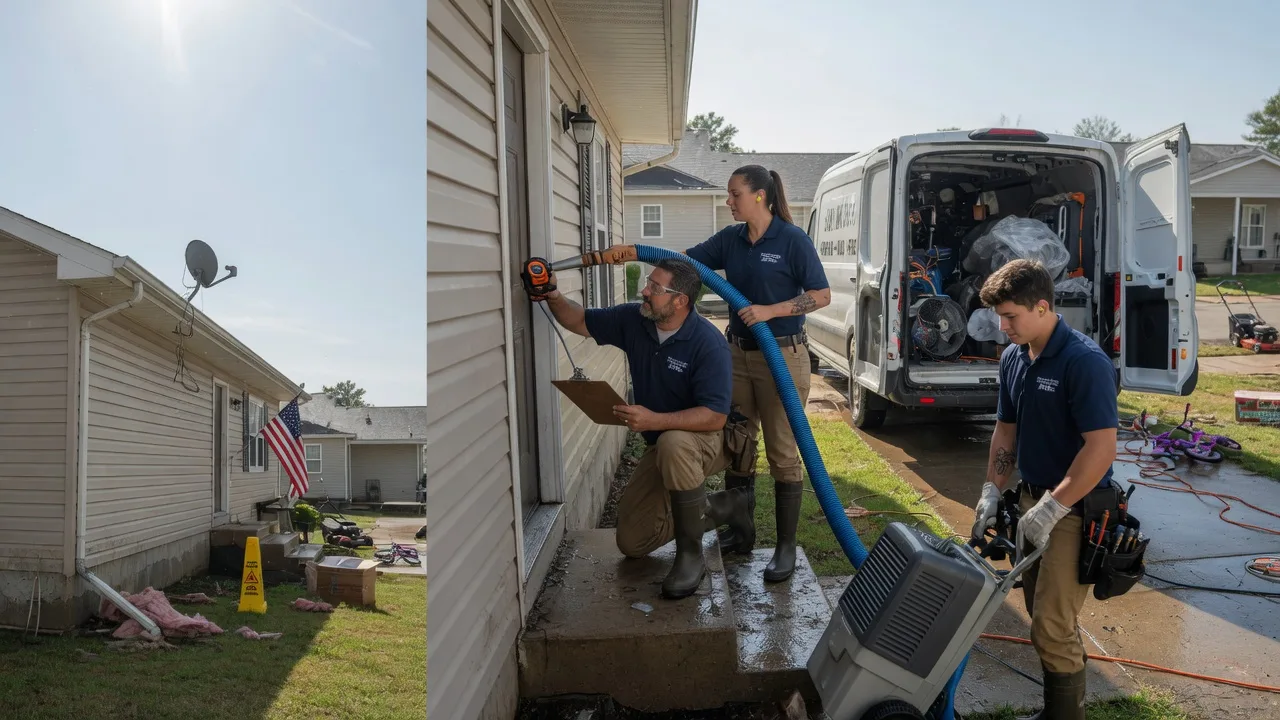 Ceiling Water Damage Restoration in Heiskell, TN near me
